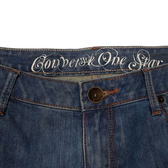 Converse Sheridan Skinny Jeans Size 32 Womens Low Waist Distress Measure 37x30.5 - Picture 11 of 13